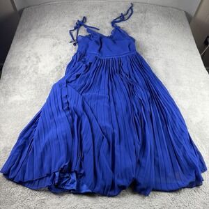 Lulus Strapless Dress Womens Large Royal Blue